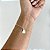 Pulseira Coração Letra Personalizável - Prata 925 - Imagem 2