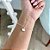 Pulseira Mini Corações com Coração Cheio - Prata 925 - Imagem 1