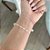 Pulseira Ponto de Luz Losango - Prata 925 - Imagem 1