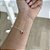 Pulseira Mini Corações com Pingente de Coração Vermelho - Prata 925 - Imagem 1