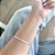 Pulseira Bracelete Fio Quadrado Média - Prata 925 - Imagem 2