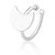 Brinco Piercing Fake Lua- Prata 925 - Imagem 1
