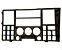 Moldura Acabamento Central Painel Instrumentos Grafite para Ford Cargo 816 / 1119 - Imagem 4