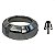 Moldura Aro Cromado Farol De Milha / Auxiliar Com Presilha para Mitsubishi  L200 Triton - Imagem 1