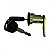 Cilindro Porta Com Chave para Fechadura Ld Passageiro Caminhão Ford Sapão F1000 F12000 F14000 F4000 - Imagem 1