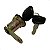 Cilindro Porta Com Chave para Fechadura LE Motorista Caminhão Ford Sapão F1000 F12000 F14000 F4000 - Imagem 2