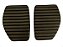 2 Sapata Capa Borracha Pedal Freio Embreagem Para Peugeot C3 C4 Aircross Picasso Berlingo - Imagem 1