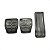 3 Sapata Pedal Borracha Freio Embreagem Acelerador Para Gol Voyage Parati Saveiro Passat de 84 a 01 - Imagem 1