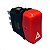 Botão Interruptor Luz Emergência Pisca Alerta 24v Para Agrale Marcopolo MB de 1989 até 1995 - Imagem 1