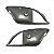 Kit Moldura Maçaneta Interna Porta Lado Esquerdo / Direito Para Caminhão Mb Accelo 715 815 915 1016 - Imagem 4