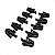 10 Grampos Fixador Parachoque Para Colt Eclipse L200 Pajero Full de 1994 até 2006 - Imagem 2