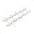 10 Grampos Fixador Friso Lateral Para Carros Vw Fusca Passat Santana Variant - Imagem 2