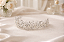 Tiara de Noiva com Zircônias e Flores de Madrepérola Natural | Jenny - Imagem 2
