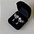 Brincos ear cuff em zirconias e madrepérola para noiva modelo Maiara - Imagem 3