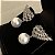 Brincos ear cuff modelo Eusa em pérolas e zirconias - Imagem 3