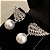 Brincos ear cuff modelo Eusa em pérolas e zirconias - Imagem 4