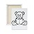 Tela Para Pintura Infantil - Urso - Imagem 1