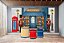 Super Kit Painel De Festa e Capas de Cilindro em tecido sublimado Fábrica de Brinquedos Londres - Imagem 2