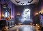 Painel de Festa em Tecido Sublimado Quarto com Janela e Aboboras de Halloween - Imagem 2
