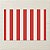 Kit 8 Jogos Americanos Tecido Sublimado -Vermelho e Off Listrados de Natal 50x40cm - Imagem 2