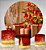Kit Painel Redondo De Festa e Capas de Cilindro em tecido sublimado Presentes de Natal - Imagem 2