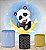 Kit Painel Redondo De Festa e Capas de Cilindro em tecido sublimado Panda Lua - Imagem 2