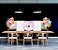Kit Mini Table Painel de festa em tecido sublimado Bosque Rosa 50cm - Imagem 2