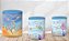 Kit Capas de Cilindro de festa em tecido sublimado Fundo do Mar aquarelado - Imagem 2