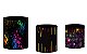 Kit Capas de Cilindro de festa em tecido sublimado Luzes Neon - Imagem 1