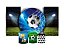 Super Kit Painel De Festa e Capas de Cilindro em tecido sublimado Futebol - Imagem 1