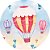 Painel de Festa Redondo em Tecido Sublimado Grande Balão - Imagem 1