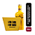 Kit Licor Bananinha Carioca 750ml + Balde Exclusivo - Imagem 1
