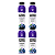 Moving Hydro Protein Creatina Uva - Caixa com 4 Garrafas de 500ml - Imagem 1