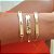 Pulseira Cartier com Crucifixo Banhada em Ouro 18K - Imagem 3