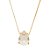 Colar Gota Cristal Banhado em Ouro 18K - Imagem 1