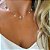 Choker Olho Grego e Cristais Banhado em Ouro 18K - Imagem 1