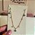 Choker Olho Grego e Cristais Banhado em Ouro 18K - Imagem 2