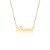 Colar com Nome Personalizado Com Banho em Ouro 18 K ou Ródio Branco - Imagem 1