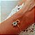 Pulseira Ajustável Menino Com Zircônia  Azul Banhado em Ouro 18K - Imagem 1