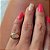 Anel de Dedinho Love Banho em Ouro 18K - Imagem 1