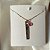 Colar Jesus Com Cristal Rosa Banho a Ouro 18K - Imagem 1