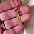 Colar Jesus Com Cristal Rosa Banho a Ouro 18K - Imagem 2