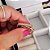 Kit Anel Aparador Quadrado Liso e Cravejado Com Zircônias com Banho em Ouro 18K - Imagem 1