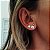 Kit Brincos Pérola Shell Banho Ouro 18K - Imagem 4
