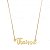 Colar com Nome Personalizado Banho em Ouro 18K - Imagem 3