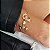Pulseira com 02 Filhos (as) Com Banho em Ouro 18K - Imagem 2