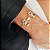 Pulseira com 02 Filhos (as) Com Banho em Ouro 18K - Imagem 3