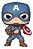 FUNKO POP! MARVEL CAPITAO AMERICA O PRIMEIRO VINGADOR 1476 - Imagem 2