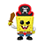 BONECO FUNKO POP! BOB ESPONJA O FILME - BOB ESPONJA PIRATA 1938 - Imagem 1