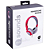 HEADPHONE MOOVE CINZA/VERMELHO P3 DAZZ - Imagem 1